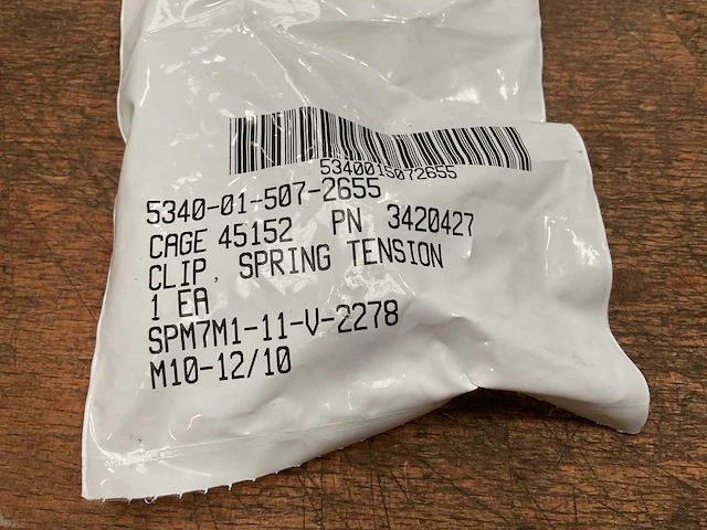 Tension spring clip (25x) - afbeelding 3 van  4