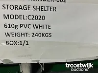 / tent tussen containers 20ft - afbeelding 6 van  9