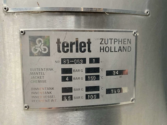 Terlet - schrapende warmtewisselaar - afbeelding 8 van  8