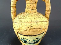 Terracotta oorvaas omkleed met kurk - afbeelding 1 van  5