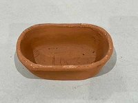Terracotta schaal in houder (11x) - afbeelding 6 van  8