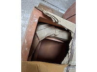 Terracotta vierkant bloembak plantenbak (54x) - afbeelding 3 van  7