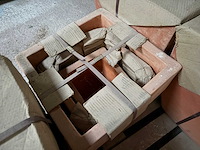 Terracotta vierkant bloembak plantenbak (54x) - afbeelding 4 van  7