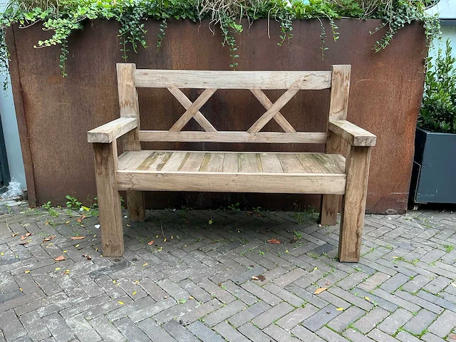 Terrasbank teak - afbeelding 2 van  3