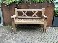 Terrasbank teak - afbeelding 2 van  3