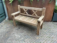 Terrasbank teak - afbeelding 1 van  3