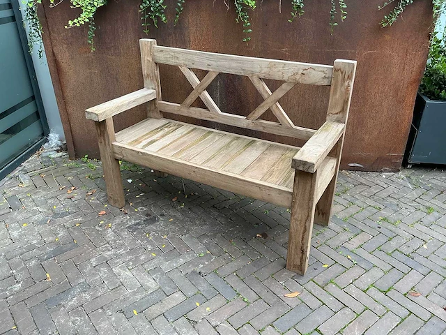 Terrasbank teak - afbeelding 1 van  3