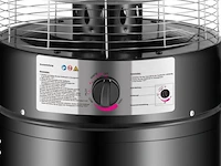 Terrasheater cuna - verstelbaar - 11 kw - incl. afdekhoes - afbeelding 9 van  11