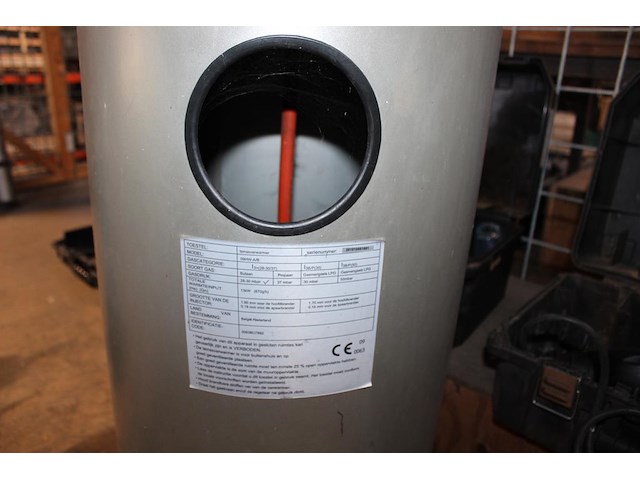 Terrasheater met hoogte 225 cm. - afbeelding 4 van  4