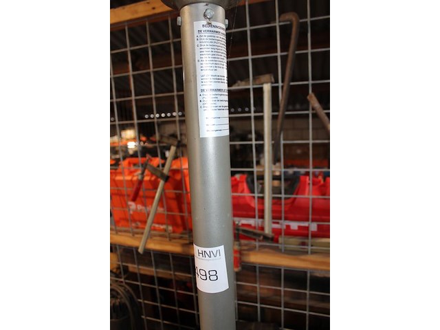 Terrasheater met hoogte 225 cm. - afbeelding 3 van  4