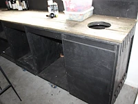 Terrasmeubel. afmeting 250 x 68 x 100 cm. - afbeelding 1 van  2