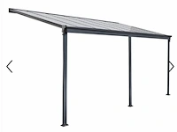 Terrasoverkapping, home garden, solis, grijs - afbeelding 2 van  7