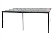 Terrasoverkapping home garden, solis, grijs - afbeelding 3 van  7