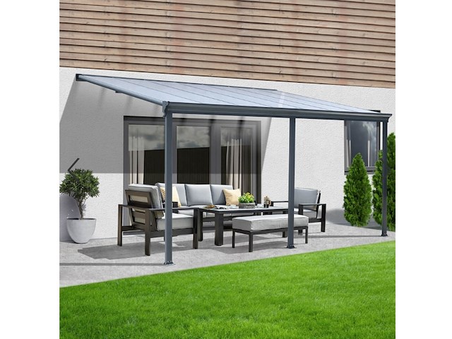 Terrasoverkapping home garden, solis, grijs - afbeelding 1 van  7