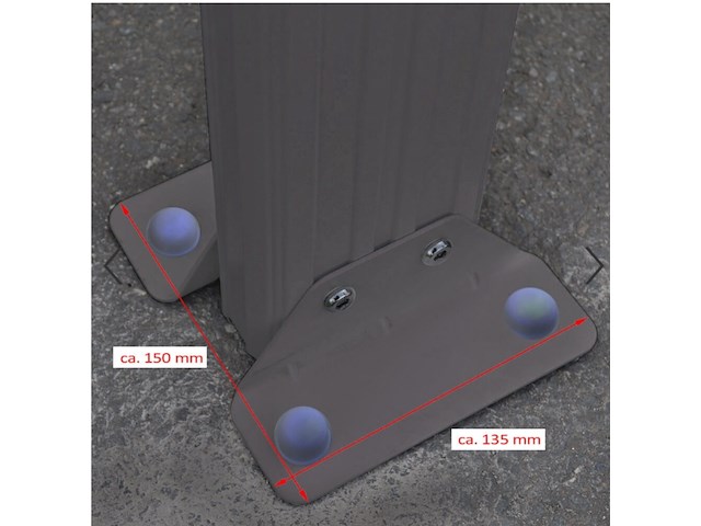 Terrasoverkapping home garden, solis, grijs - afbeelding 6 van  7