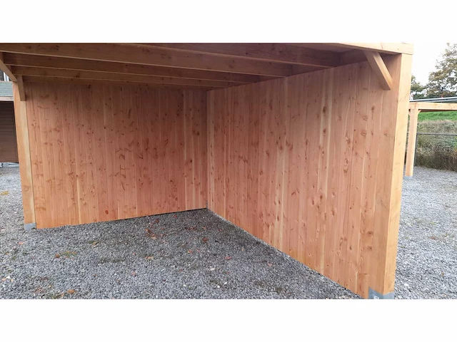 Terrasoverkapping met berging 314x750x244 cm - afbeelding 7 van  8