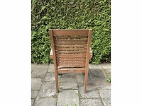 Terrasset - 2x tafel 80x80 - teakhout (2x) - afbeelding 4 van  13