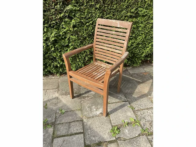 Terrasset - 2x tafel 80x80 - teakhout (2x) - afbeelding 13 van  13