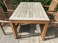 Terrasset 145x90 teakhout (2x) - afbeelding 7 van  13