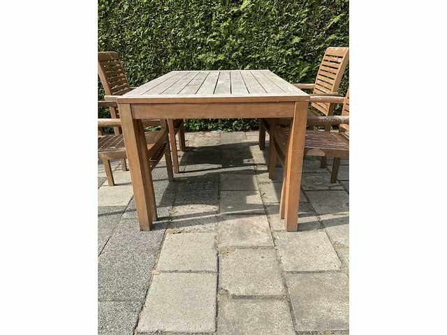 Terrasset 145x90 teakhout (2x) - afbeelding 9 van  13