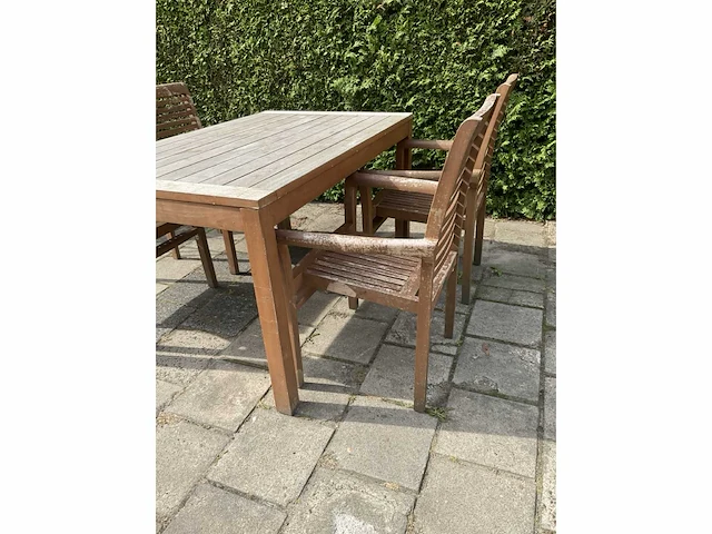 Terrasset 145x90 teakhout (2x) - afbeelding 10 van  13