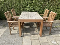 Terrasset 145x90 teakhout (3x)