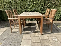 Terrasset 145x90 teakhout (3x) - afbeelding 8 van  13