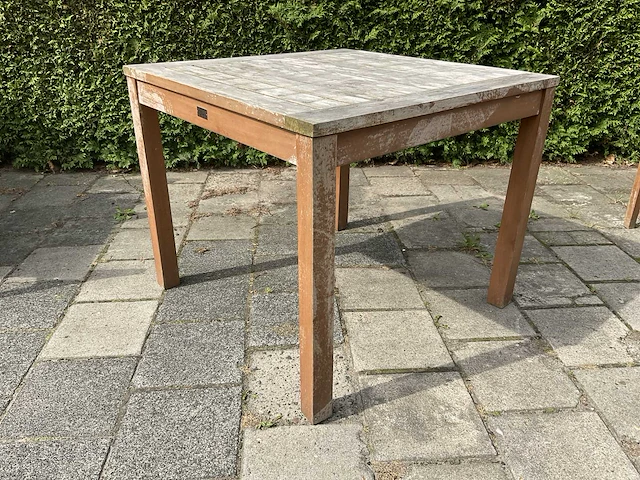 Terrasset 90x90 teakhout (6x) - afbeelding 7 van  11