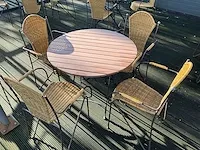Terrasset (tafel en 4 stoelen) (4x) - afbeelding 3 van  3
