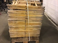 Terrasstoel hout met ronde rug - afbeelding 6 van  6