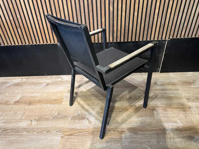 Terrasstoel teak (4x) - afbeelding 6 van  8