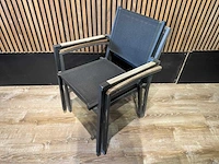 Terrasstoel teak (4x) - afbeelding 8 van  8