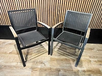 Terrasstoel teak armleuning (30x) - afbeelding 1 van  7