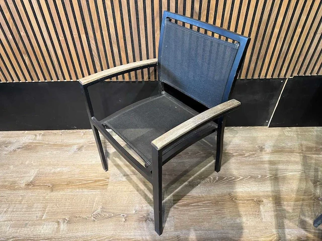 Terrasstoel teak armleuning (30x) - afbeelding 3 van  7