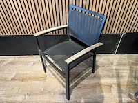 Terrasstoel teak armleuning (8x) - afbeelding 3 van  7
