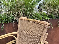 Terrasstoel wicker (4x) - afbeelding 4 van  4
