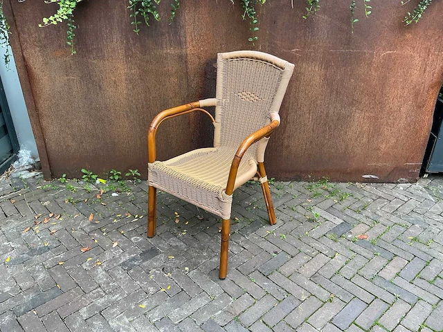 Terrasstoel wicker (6x) - afbeelding 1 van  5