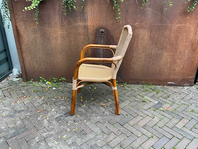 Terrasstoel wicker (6x) - afbeelding 3 van  5