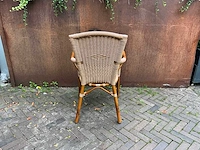 Terrasstoel wicker (6x) - afbeelding 4 van  5