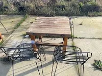 Terrastafel met stoelen - afbeelding 2 van  4