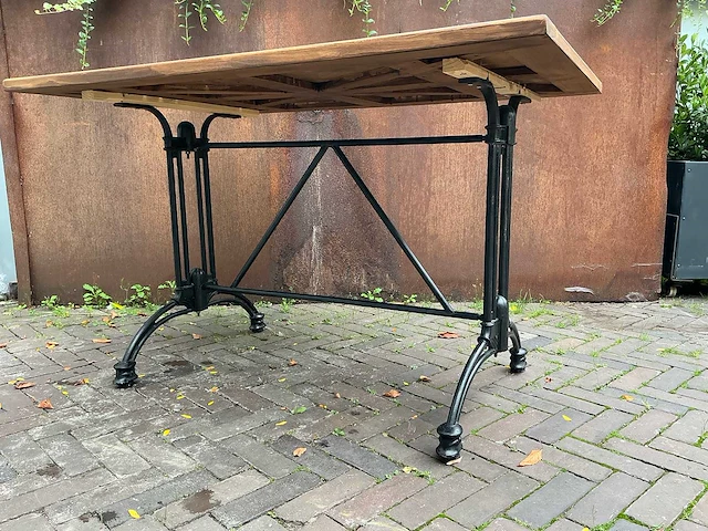 Terrastafel teak 120x70 (4x) - afbeelding 4 van  4