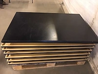 Terrastafelbladen werzalit zwart 80x120 - afbeelding 2 van  2