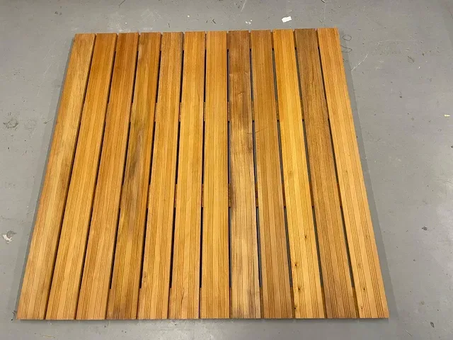 Terrastegel hardhout 100x100 cm (40x) - afbeelding 7 van  7