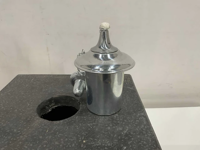 Terrazzo kubus stenen olielamp (20x) - afbeelding 7 van  7