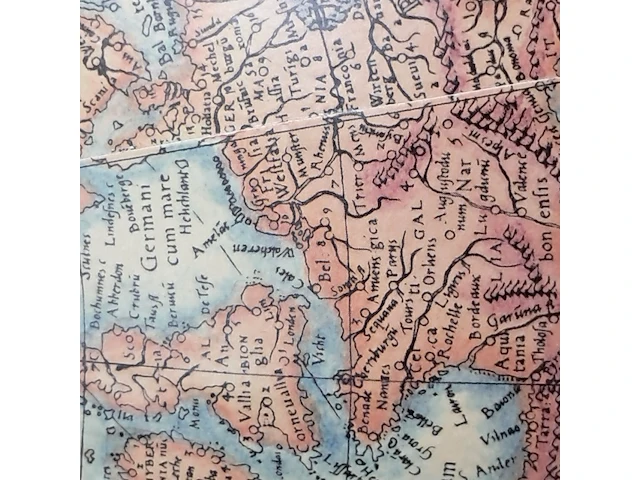 Terrestrial tafel globe - afbeelding 6 van  11