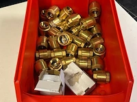 Terugslagklep cim30 vernikkeld hor/vert. 1" bn. - partij - afbeelding 1 van  3