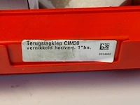 Terugslagklep cim30 vernikkeld hor/vert. 1" bn. - partij - afbeelding 3 van  3