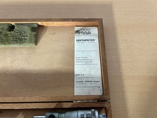 Tesa buiten micrometer - afbeelding 6 van  6