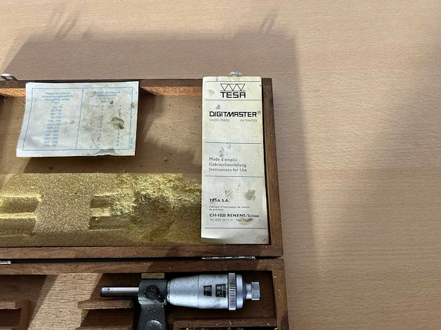Tesa buiten micrometer - afbeelding 5 van  5