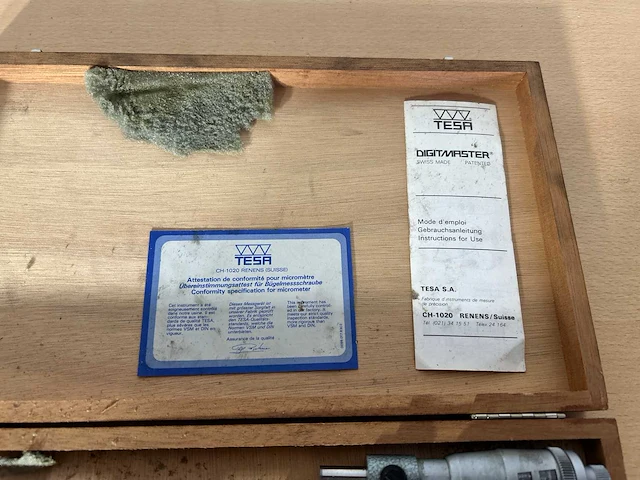 Tesa buiten micrometer - afbeelding 5 van  5